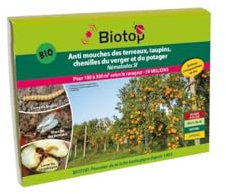 Biotop - Nématodes Sf anti mouche terreaux, taupins, chenilles 50M pour 100m2