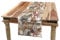ABAKUHAUS Zebra Tischläufer, Camo, Esszimmer Küche Rechteckiger Dekorativer Tischläufer, 40 x 180 cm, Grün braun