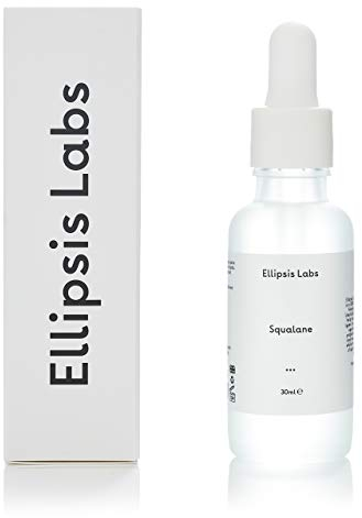 Squalane Oil by Ellipsis Labs, 100% Natural Olive derived Squalane Oil, a Deep Moisturiser for targeting Dry Skin with Anti-Ageing Properties 30ml