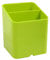 Exacompta - Ref 67725D - Iderama Collection - Pen-Cube Pen Pot - 74 x 74 x 93mm in Size, Space-Saving Design, 2 Sections for Desk Organisation - Lime Green