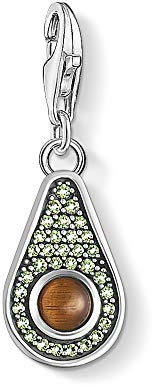 Thomas Sabo Damen Charm-Anhänger Avocado Charm Club 925 Sterling Silber 1836-667-7