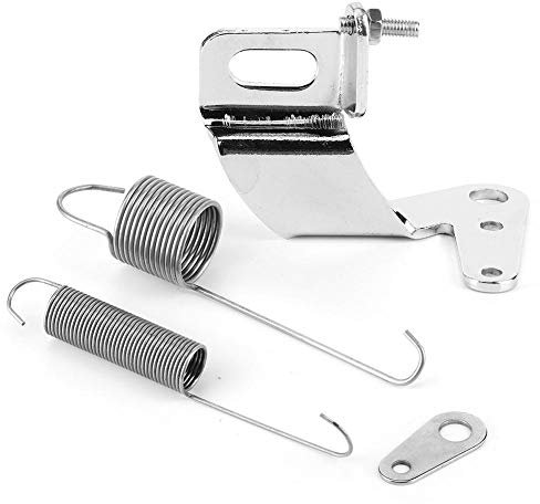 Throttle Return Spring Kit, Car Carburetor Throttle Cable Holder with Double Set of Recoil Springs Stainless Steel Parts