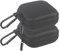 HOTNOW Portable Square Earphone Carrying Case Mini Pouch Storage for Smartphone Earphone Bluetooth Headset Small Storage Bags, 2-Pack