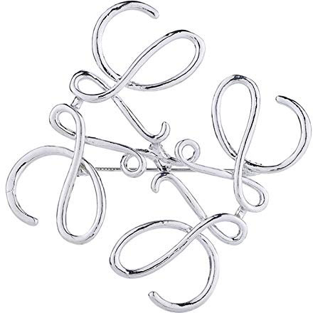 liuduo Metall-Brosche mit englischen Buchstaben, Anstecknadeln, Anstecknadeln, Anstecknadeln, luxuriöser Schmuck, Brosche für Damen, Accessoires, Metall, Zinklegierung