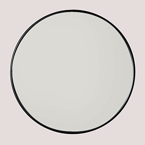 SKLUM Runder Wandspiegel aus Metall (Ø50 cm) Alnie Schwarz