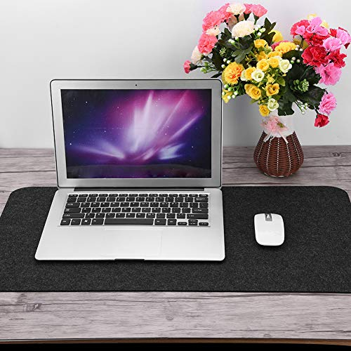 Mauspad Tischfilz 68x33cm, 68x33cm Polyester Desktop Laptop Isolation Antistatisch Computer PC Pads Dunkelgrau Antistatisch Staubdicht Kratzfest Faltbar Spiel