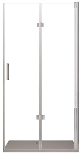Porte de douche pliante en niche anticalcaire 6mm H195 REA - 70