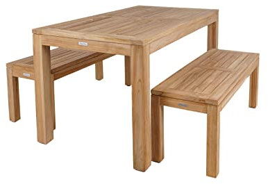 MaximaVida Teakholz Picknick-Set Java 150 cm - 3-teilig