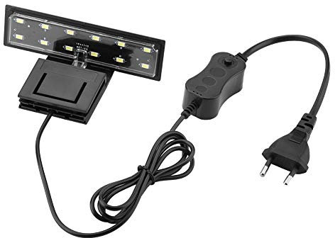 ciciglow Lámpara con Impermeable con Luz LED Delgada para Acuario, Iluminación para Cultivo de Plantas