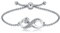 AIWENXI Urnenarmband für Asche Infinity Armband für Frauen Mädchen Cubic Zirkonia Cremation Keepsake Schmuck Geschenk Verlust geliebten Menschen für menschliche