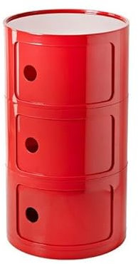 BRRRRT Badezimmer-Schublade, Standschrank, runder Wohnzimmer-Eckschrank, geeignet für Flur/Schlafzimmer/Küche/Büro(06,58 cm high)
