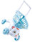 Toyvian Chariot de Simulation pour Enfants Mini Chariot de Courses Jouet Chariot pour Enfants transpalette Manuel Jouets pour Filles Jouets de Chariot Panier d'achat pour Enfants Miniature