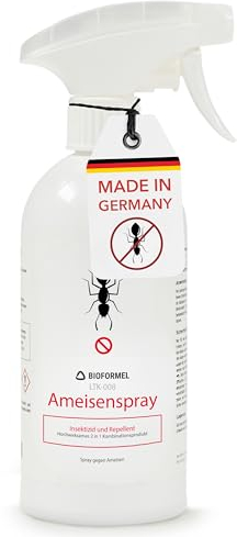 BIODELTA Ameisen-Spray - Anti Ameisenmittel zum Ameisen bekämpfen im Haus & Garten - Ameisengift innen - gegen alle Arten von Ameisen - Langzeitwirkung geruchsneutral & fleckenfrei (1 L)