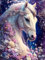 GJSZZO Horse Diamond Painting Kits for Adults, Pferd Diamant Painting Bilder Erwachsene, Diamant Malerei Set mit für Heimwanddekoration 30x40 cm