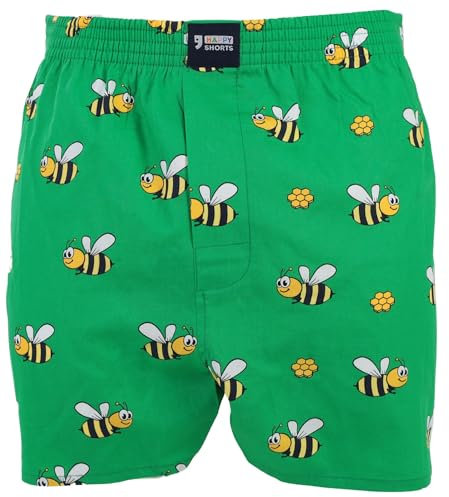 Happy Shorts X Herren Boxershorts, Boxer und Shorts mit Suspense, Farbe:Design 05, Grösse:L