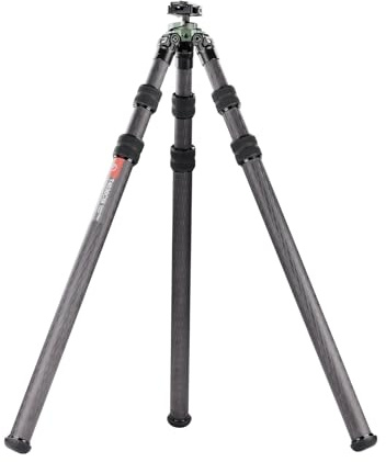 SUNWAYFOTO T4030CSI-D Carbonfaser-Stativ Inverted Leg Serie, 68 Zoll, 40-mm-Rohre, 3 Segmente, 38-mm-Arca-Kugelkopf oder Universal-Fixierhalterung für Jagd
