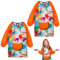GSrenyu 2Pcs Kids Art Aprons for Age 7-12 Years Girls Boys,Waterproof Graffiti Painting Aprons Long Sleeves with Pockets,Kids Painting Smock Toddler Children,Play Apron for Painting,Craft,School