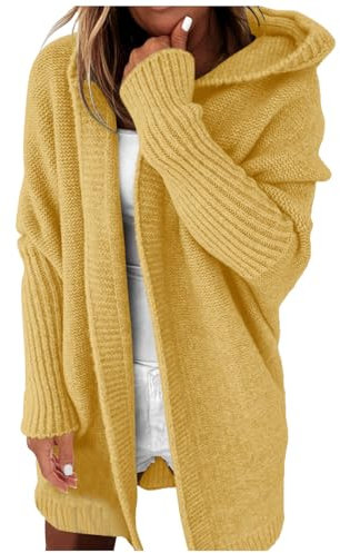 SKTIISN Damen elastische Strickjacke Strickjacke elegant Damen Oversize Cardigan Damen Strick Dicke Strickjacke Damen warm lässig sportlich Cardigan Damen bunt Pullover für Damen Mantel Damen