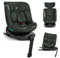 KikkaBoo i-Secure Kindersitz 0–36 kg (Gruppe 0/1/2/3) mit ISOFIX & 360° Drehung – i-Size Autositz für Babys & Kleinkinder, 40–150 cm, ab 6 Monate bis 12 Jahre, verstellbare Kopfstütze, Armeegrün
