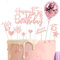 Catelves 9 Stk Glitzer Kuchen Deko 15. Geburtstag Junge Mädchen, Happy 15th Birthday Cake Topper, Sweet 15 Torten Deko Geburtstag 15 Jahre Mädchen Schwarz