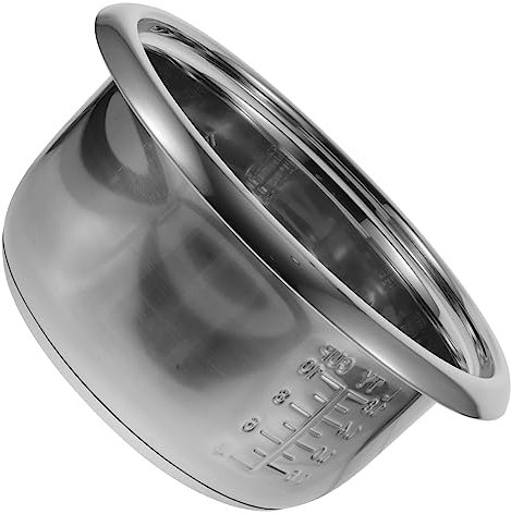 FONDOTIN Olla Arrocera De Inoxidable De Gran Capacidad Recipiente Multiusos para Cocción De Arroz y Pasteles Repuesto para Cocinas Eléctricas