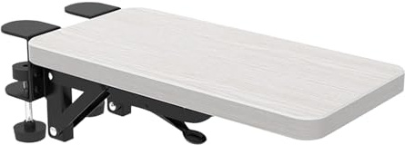 Nkmifeg Desk Arm Stand, Folding Storage Clip for Desk | Extension Wrist and Elbow Table for Keyboard Computer Study Work Adult Home School
