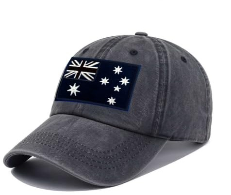NOVDEK Waschen Baseball Cap mit Deutschland Flagge Patch, gestickte deutsche Patch, Trucker Hut für Männer Frauen Kind Kid (Black,Germany)