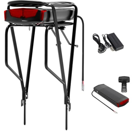 36V 48V 52V E-Bike-Akku mit Gepäckträger für 250 W, 500 W, 750 W, 1000 W E-Bike Bafang Drive