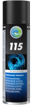 Vialine 115 Limpiador de Frenos y Piezas Mecánicas 500 ml – Spray Desengrasante Profesional de Alta Presión, Evaporación Rápida, Válvula 360°, Elimina Aceite y Grasa | Pack Unidades (12)