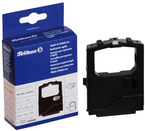 Pelikan Farbband für Oki ML 5520/ 5521/ 5590/ 5591, Nylon, 8 mm x 2.2 m, schwarz