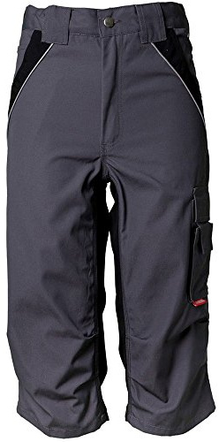 Planam Herren Plaline 3/4-hose 3/4 Hose Plaline Größe 4XL in Schiefer/schwarz (1er Pack)
