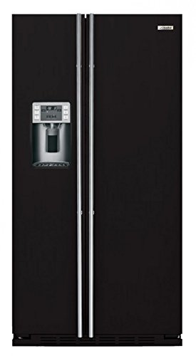 IO MABE ORE 24 CGF 8B - Amerikanischer Kühlschrank/Kühlschrank side by side/Kühlschrank in Schwarz Pulverbeschichtet - Freistehender Kühlschrank - Energieklasse A+ - 2 Jahre Garantie