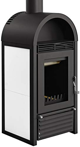Schmitzker S55011 Kaminofen wasserführend Marbella weiß/A