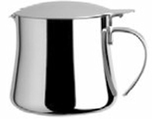 SWEET HOME Teiera 4 Tazze 60 cl in Acciaio Argentato Argento Sheffield cod.99.19602AG cm 10h diam.8,5 by Varotto & Co.