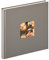 walther design Fotoalbum grau 26 x 25 cm mit Cover-Ausstanzung, Fun FA-205-X