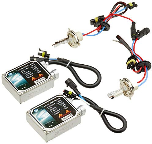 M-Tech KDCMPH46 Xenon-Scheinwerfer-Set Basis H4 mit 6000 K