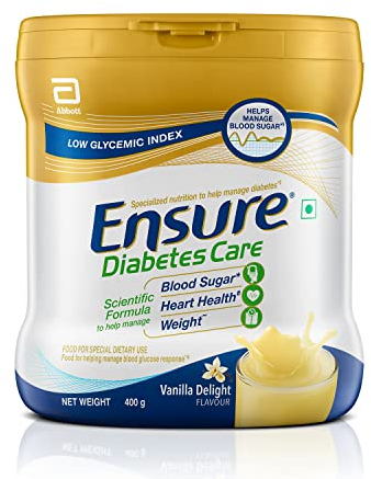 Abbott Abbott Stellen Sie sicher, Diabetes Care Vanilla Delight Flavour 400 g (früher als Glucerna SR bekannt)