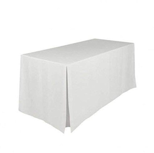 Gastro Uzal Konferenz Tischhusse, Hussen Biertischhusse für Konferenz, Hochzeit und Event weiß 180 x 80 cm