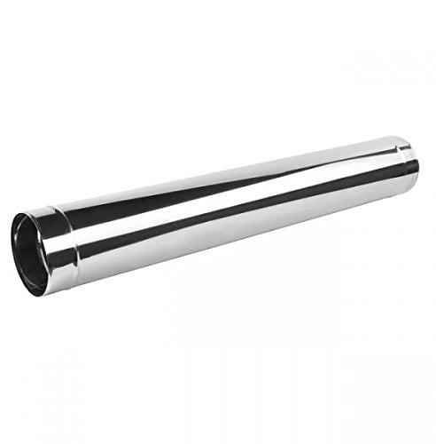 Stainless Steel Stove Pipe 80mm / 500mm Chimney Tube Flue Liner