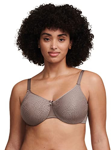 Chantelle Women's, C MAGNIFIQUE, Covering Molded Bra, Women's invisible lingerie, Hazelnut, 34DD