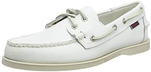 Sebago Herren Docksides Portland Bootsschuhe, Weiß (White 911), 43.5 EU
