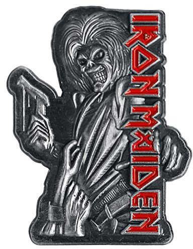 Iron Maiden Killers Pin grey-red
