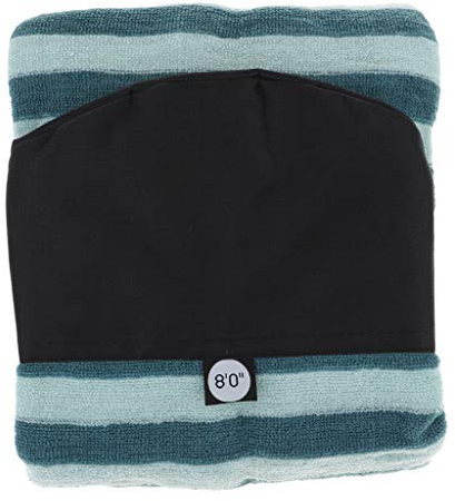 perfk Stretch Socke Surfboard Surfbrett Schutzhülle Boardbag für Surfbrett, Shortboard, Funboard, Windsurfboard - Rund-Spitze, 8.0ft