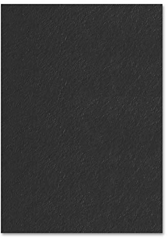 50 Blatt - A4 300g Fotokarton Tonkarton, Karton Pappe, Schwarz