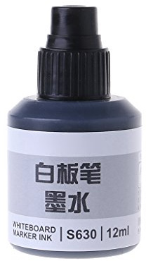 12 ml Nachfülltinte zum Nachfüllen von Tinten Whiteboard-Marker, schwarz, rot, blau, 3 Farben, Nachfülltinte, Schreibwaren, Schule, Studenten, Bürobedarf, abgefüllte Tinte
