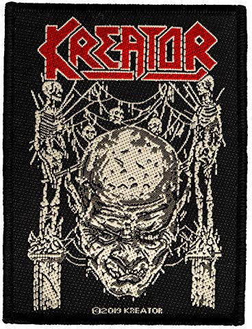 Mille Kreator Skeleton Aufnäher Kreator Patch Gewebt & Lizenziert !!