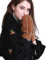YISEVEN Damen Lammfell Handschuhe Fäustlinge Mite Gefüttert Lederhandschuhe Winterhandschuhe Fellhandschuhe Winter Shearling Fingerhandschuhe Lammfell-Fäustlinge Schaffell Fell Geschenke, Gold L