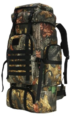 W WINTMING Unisex Military Hiking Backpack Wanderrucksack (1er Pack)