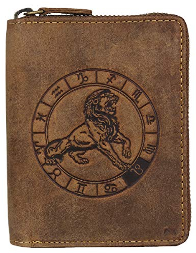 Greenburry Vintage Sternzeichen Geldbörse Leder 10 cm