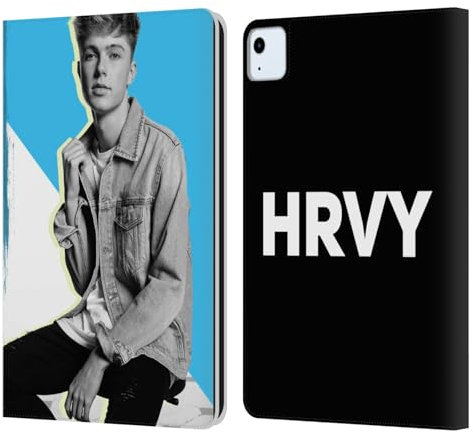 Head Case Designs Licenciado Oficialmente HRVY Calendario 3 Gráficos Carcasa de Cuero Tipo Libro Compatible con Apple iPad Air 2020/2022
